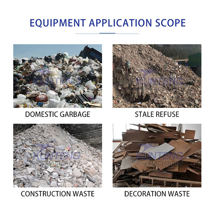 construction waste sorting machine Application scenarios