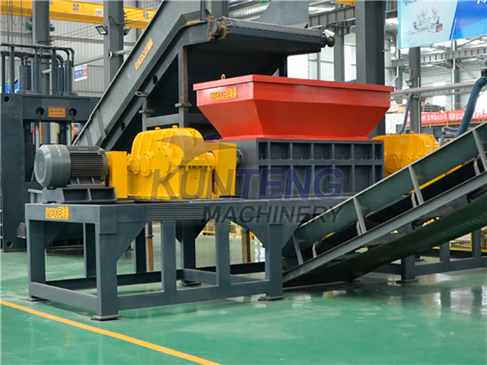 plastic waste shredder production line