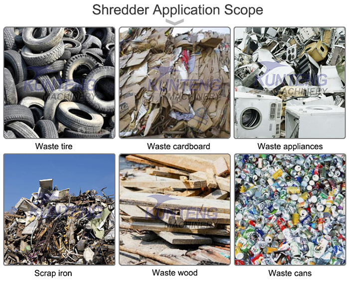 industrial garbage shredder production line Application Field