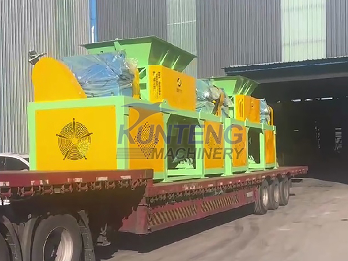 tire shredder machine delivery site