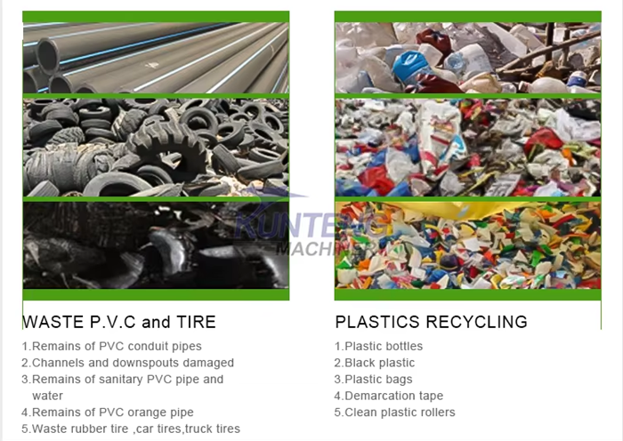 rubber shredder machine application