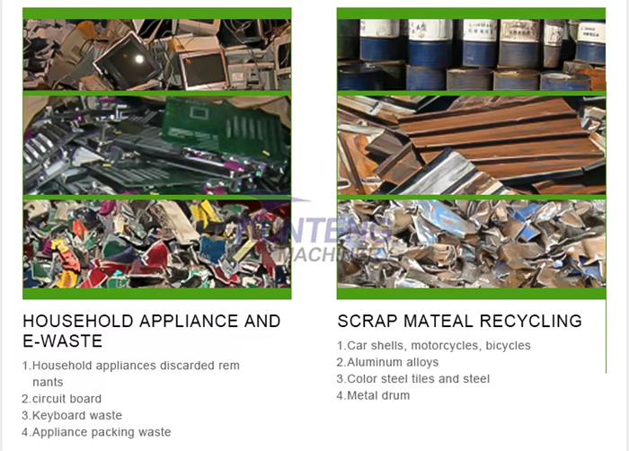 tire shredder machine application