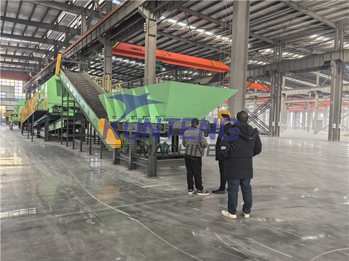 European delegation to inspect the waste sorting machine
