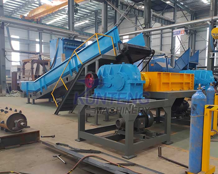 Industrial Garbage Shredder Production Line