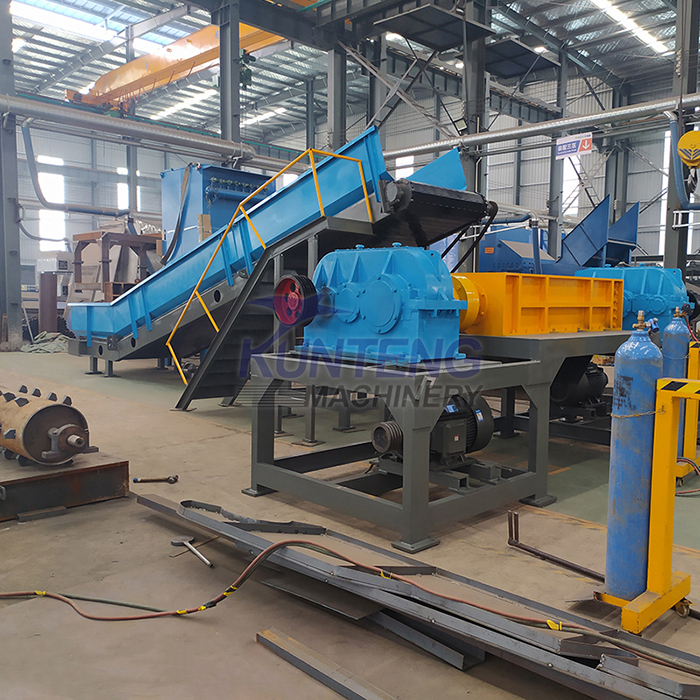 garden waste shredder production line